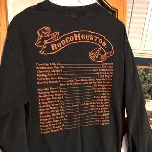 Black Houston Rodeo Tee